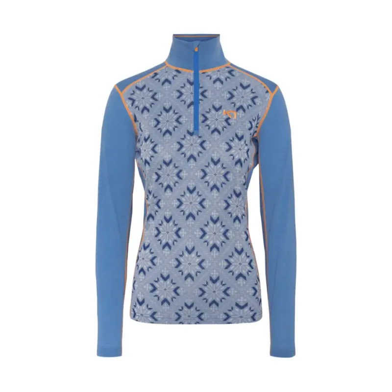 Kari Traa 1/2-Zip-Jacke, Damen Kari Traa Iselin, Bleu, – Produktbild 1 von 1