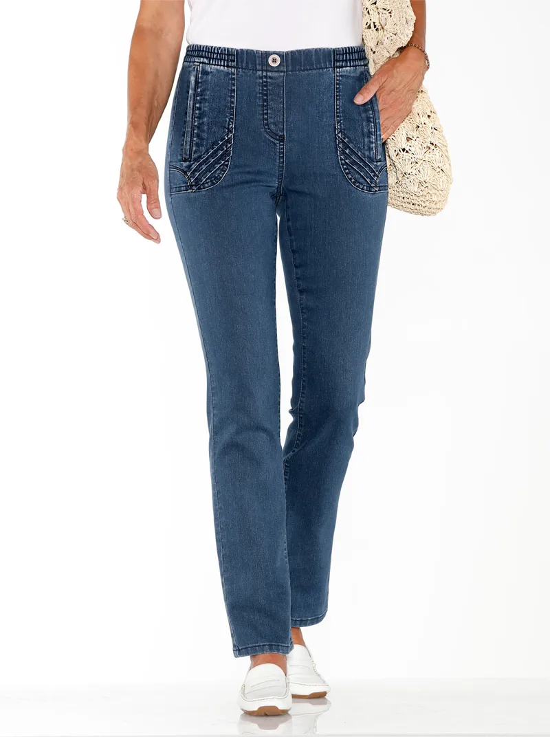 Witt Schlupfjeans blue-stone-washed, Blue-stone-washed, – Produktbild 2 von 3