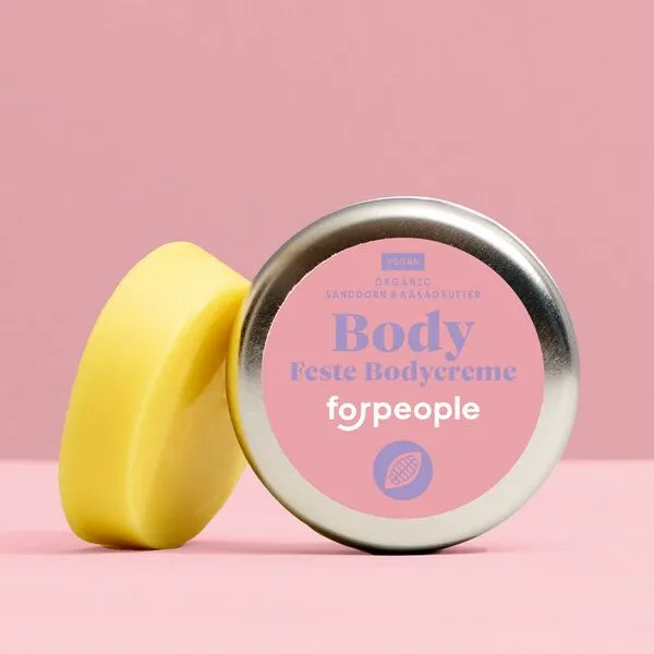 forpeople forpeople Feste Körperbutter/Bodybutter | Sanddorn | Allergenfrei | Biokosmetik – Produktbild 1 von 4