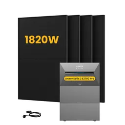 Anker Anker SOLIX Solarbank 3 E2700 Pro, mit 4 x 455 Bifaziale Solarmodule, by Powerness - 8.1kWh / ohne Zubehör / Selbstabholung – Produktbild 1 von 1