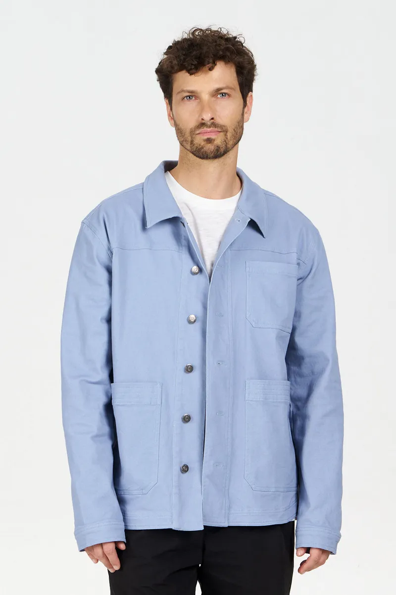 KOMODO KOMODO Herren vegan Jacke Christophe Blau, Hellblau, – Produktbild 2 von 2
