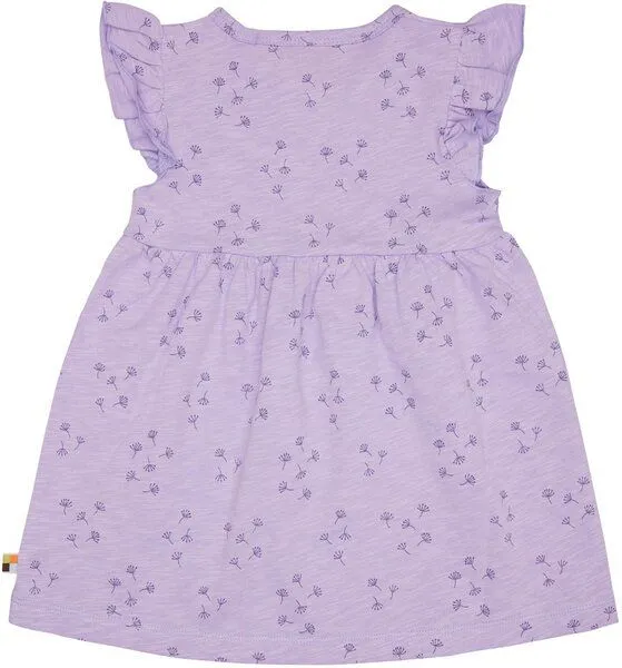 loud + proud loud + proud Babys & Kinder Kleid Slub Jersey, GOTS-zertifiziert, Lilac(lila), – Produktbild 2 von 2