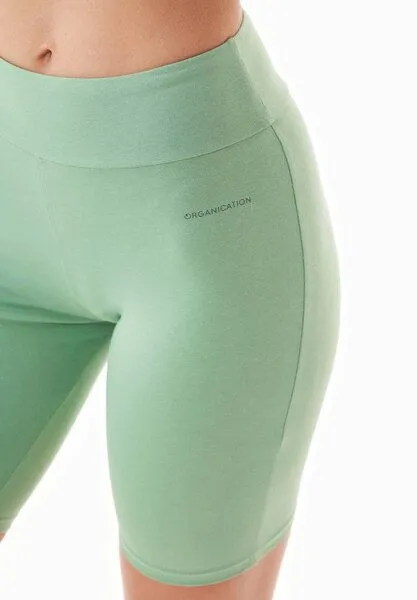 ORGANICATION ORGANICATION LOLLA | Radler-Leggings aus Bio-Baumwolle, Mineral green, – Produktbild 4 von 4