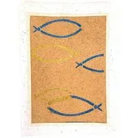El Puente El Puente Grußkarte "Fisch" | Fair Trade & Handmade aus Palästina – Produktbild 1 von 1