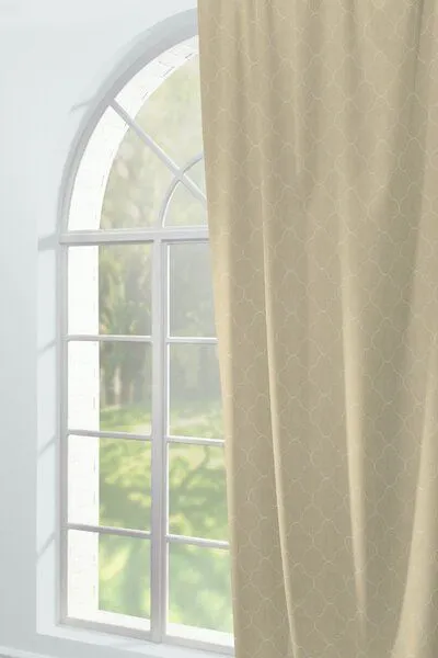 Nature by Adam Nature by Adam Vorhang aus 100% Bio-Baumwolle - Made in Germany - Indian Cortezada Light, Beige, – Produktbild 4 von 7