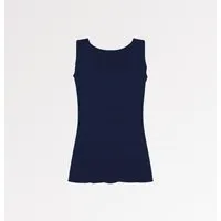 CASAGiN CASAGiN Gerafftes Tanktop mit weiten Schultern aus TENCEL, Blau, – Produktbild 1 von 1