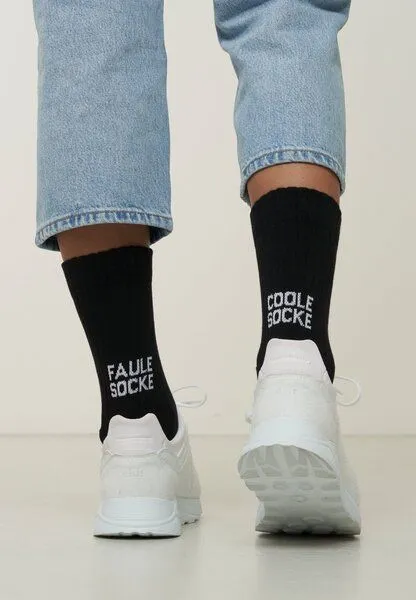recolution Socken aus Bio-Baumwoll Mix - HOVEA COOL - recolution, Black (schwarz), – Produktbild 2 von 4