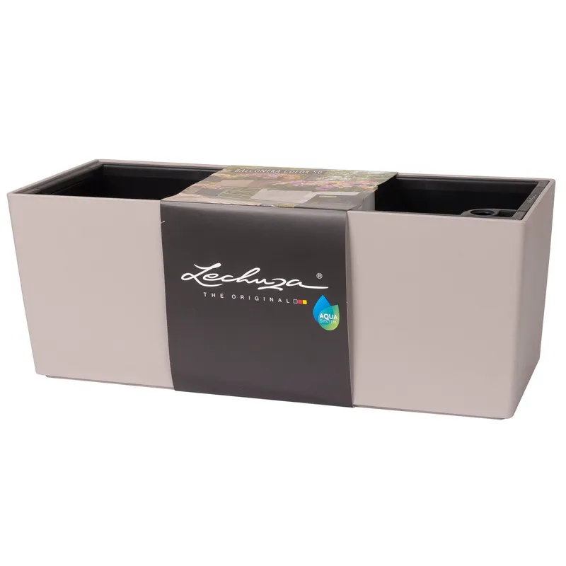 Lechuza® Lechuza® 'Balconera Color 50', sandbraun, ca. 50 x 19 x H 19 cm, Braun, – Produktbild 1 von 1