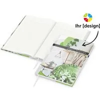 Notizbuch DIN A5 aus Recyclingpapier inkl. 4-farbigem Aufdruck – Produktbild 1 von 1