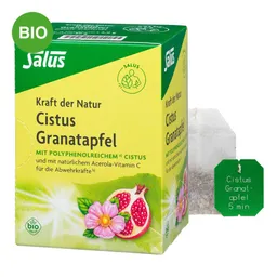 Salus Salus Cistus Granatapfel – Bio-Kräutertee für genussvolle Moment – Produktbild 1 von 1
