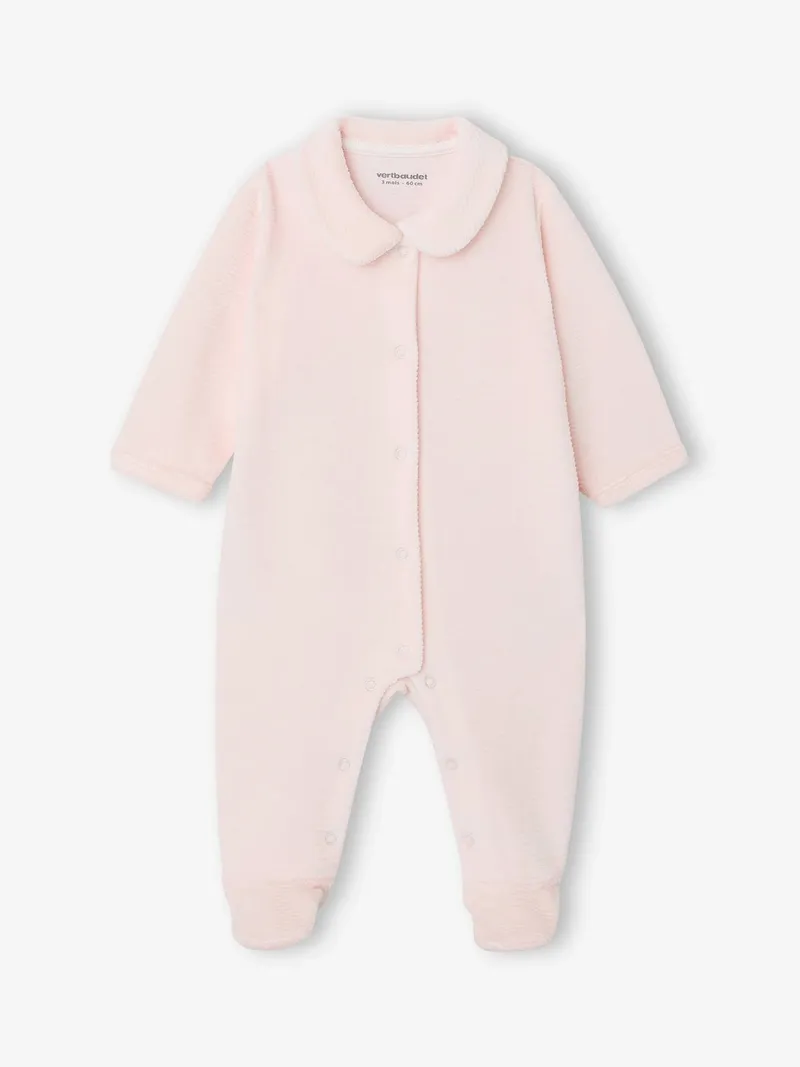 Vertbaudet 2er-Pack Baby Strampler aus Cordsamt, Rosa, – Produktbild 2 von 3