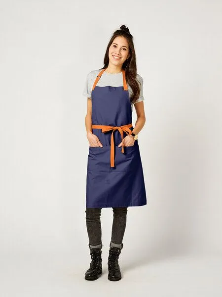 KAYA&KATO KAYA&KATO Latzschürze lang OVEN, Vitelotte, – Produktbild 3 von 4