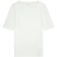 KnowledgeCotton Apparel KnowledgeCotton Apparel T-Shirt Rib, Star white, – Produktbild 1 von 1