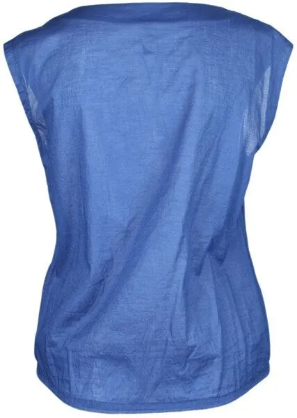 FORMAT FORMAT LIZZ Kurzarmbluse, Blau, – Produktbild 3 von 4