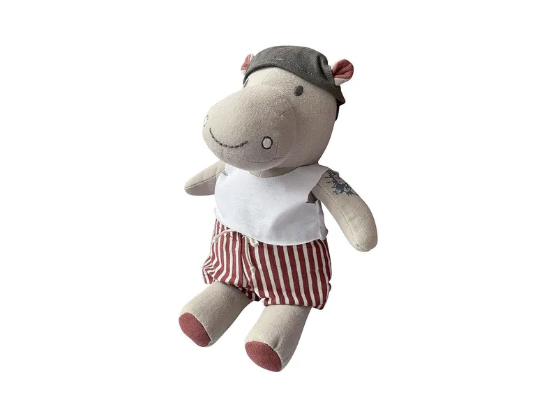 Kikadu Kikadu Spieluhr Hippo 30 x 20 x 12 cm, Mehrfarbig, – Produktbild 1 von 2