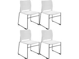 Topstar Topstar 4 Besucherstühle "VISIT LINE", weiß – Produktbild 1 von 1