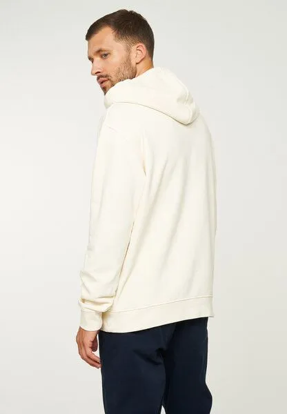 recolution Herren Hoodie aus Bio-Baumwolle (recycled) Mix - OLIVE SMILEY - recolution, Summer sand (natur), – Produktbild 2 von 4