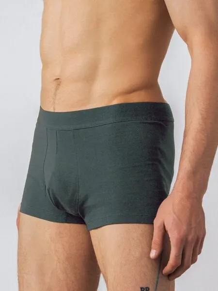 Honest Basics Honest Basics Boxershorts 3er-Pack aus Bio- und recycelter Baumwolle, Forest, – Produktbild 1 von 8