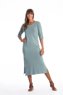 RAVENS VIEW IBIZA RAVENS VIEW IBIZA Damen vegan Kleid Maxi Mia Chinois Grün – Produktbild 1 von 1