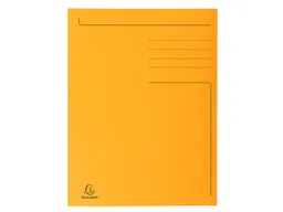 Exacompta 50 Exacompta Aktenmappen "Forever", 3 Klappen,280 g/m², 245x350 mm für Format Folio,orange – Produktbild 1 von 1