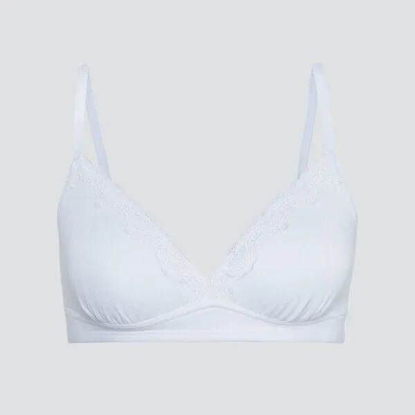 comazo|earth comazo|earth Fairtrade BH mit geformten Cups ohne Bügel | GOTS zertifiziert, Weiss, – Produktbild 4 von 4