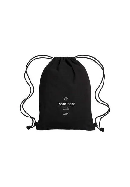 THOKKTHOKK ThokkThokk Unisex Turnbeutel SEED THE TREES aus Bio-Baumwolle, Black (schwarz), – Produktbild 2 von 2