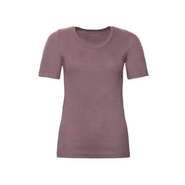 Living Crafts Living Crafts Kurzarm-Shirt - JULIANE, Mauve (lila), – Produktbild 2 von 2