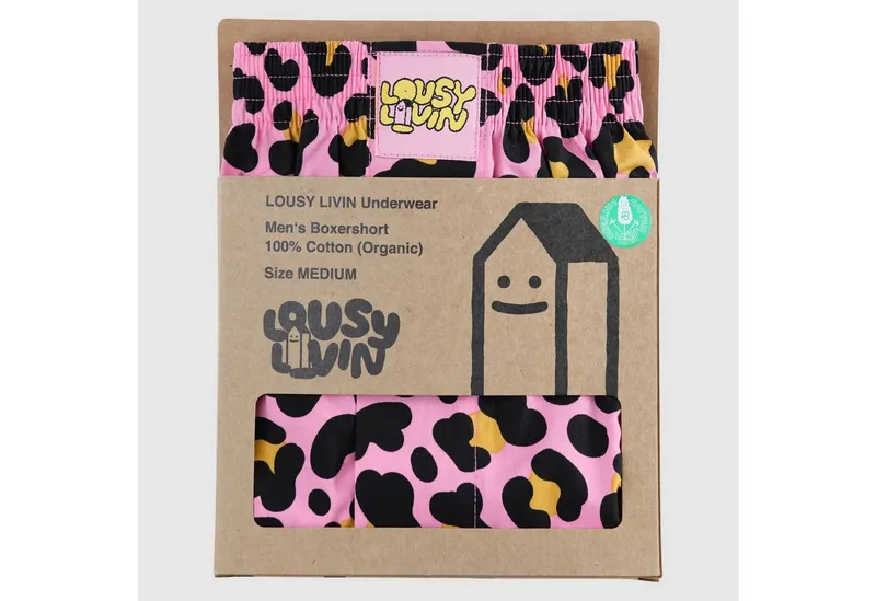 Lousy Livin Lousy Livin Boxershorts Lousy Livin Boxershorts "Leroy" (Boxershorts, Boxershorts), Rosa, – Produktbild 3 von 3
