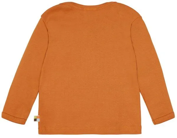 loud + proud loud + proud Babys & Kinder Shirt uni, GOTS-zertifiziert, Carrot(orange), – Produktbild 1 von 2