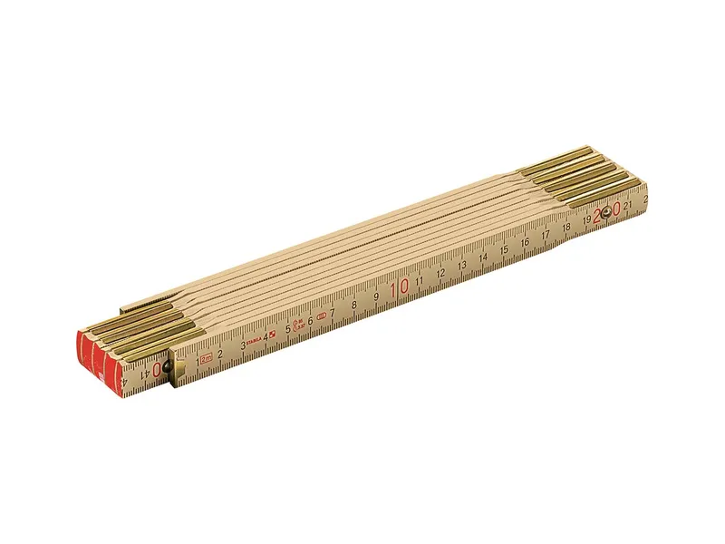 Stabila Stabila Handwerker-Maßstab inklusive Aufdruck 1-farbig, beidseitig, Natur, – Produktbild 1 von 1