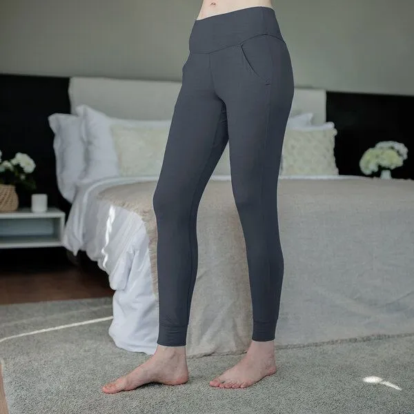Dagsmejan Dagsmejan Damen Hose mit Bündchen Balance, Deep grey, – Produktbild 2 von 4