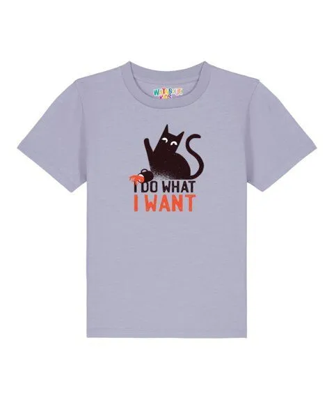 watabout.kids watabout.kids T-Shirt Kinder Cat, Lavender, – Produktbild 1 von 2