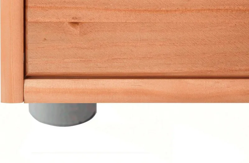 OTTO home Kommode Gava Schubladenschrank mit 6 grifflosen Schubläden, massives Kiefernholz, Stauraummöglichkeiten, Eingefräste Griffmulden, Beige, – Produktbild 1 von 4