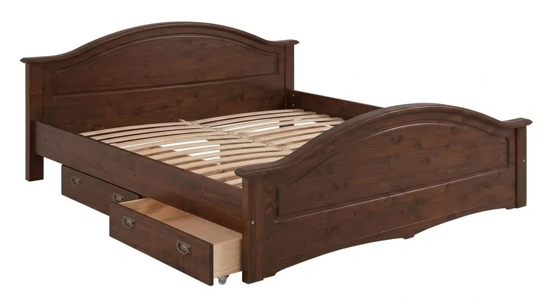 OTTO home Schubkasten Konrad, aus massivem Kiefernholz, FSC®-zertifiziert, mit Kunststoff-Rollen, Braun, – Produktbild 5 von 5