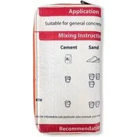 Beadbags Beadbags Große Geldbörse aus recycelten Zementsack und Reissack CR38 – Produktbild 1 von 1