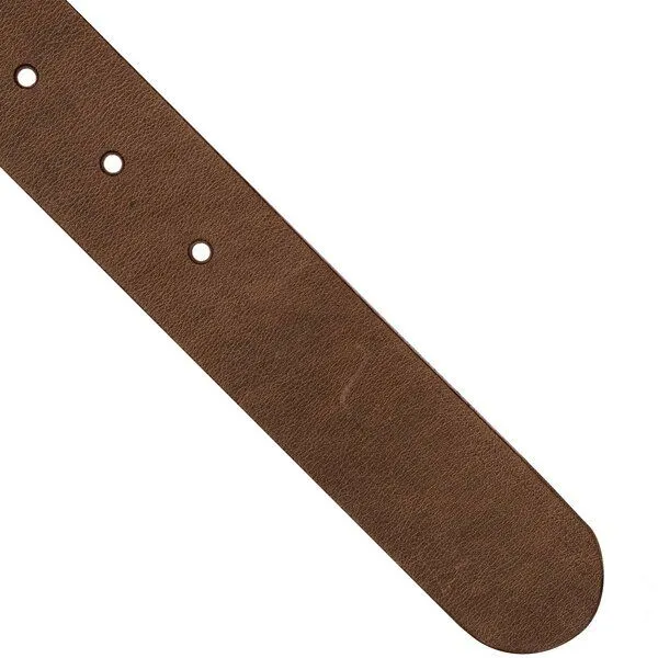 Simaru Simaru Ledergürtel MONTPELLIER 35mm / Leder pflanzlich gegerbt-EU, Braun-used, – Produktbild 4 von 4
