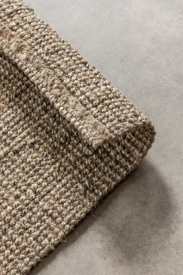 HANSE Home Teppich Jaipur Juteteppich, als Läufer und in Rund, rechteckig, Höhe: 10 mm, 100% Naturfaser, Wohnzimmer, Esszimmer, Schlafzimmer, Braun|grau, – Produktbild 5 von 7