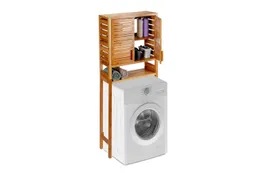 RELAXDAYS RELAXDAYS Waschmaschinenumbauschrank Waschmaschinenschrank Bambus (1-St) – Produktbild 1 von 1