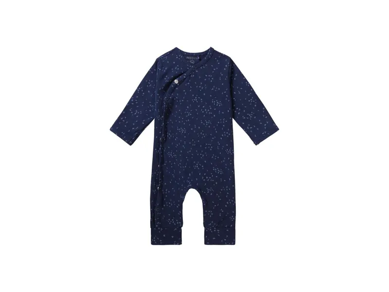 Noppies Strampler Nuuk black iris print Gr. 56, Blau, – Produktbild 1 von 1