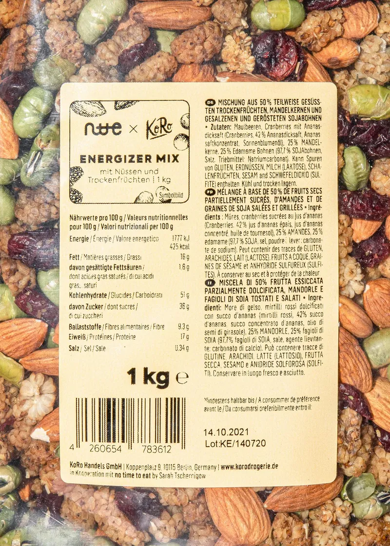 KoRo Snack Mix 1 kg – Produktbild 3 von 5