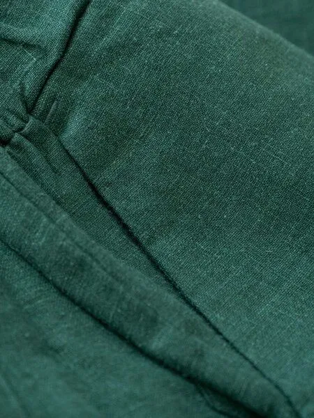 FUXBAU FUXBAU Frauen Leinenhose, Grün, – Produktbild 4 von 4