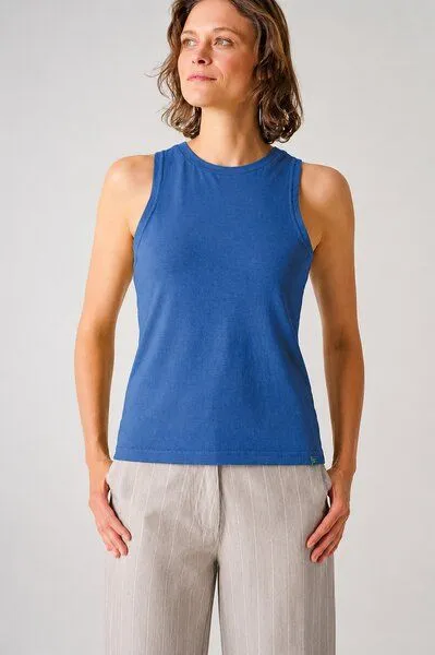 HempAge HempAge Crop Top Hanf/Biobaumwolle, Royal(blau), – Produktbild 2 von 4