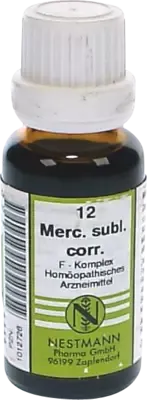 Nestmann Pharma MERCURIUS SUBLIMATUS CORR.F Komplex Nr.12 Dilution 20 ml Dilution – Produktbild 1 von 1