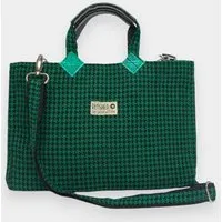 REFISHED fair fashion REFISHED fair fashion Tasche 'ISOLDE BAG', #tweed schwarz-grün, – Produktbild 2 von 6