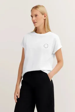 Bugatti T-Shirt aus Bio-Baumwolle in weiß – Produktbild 1 von 1