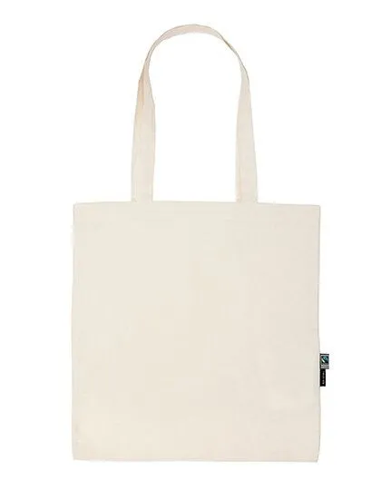 Neutral Neutral Baumwolltasche Einkaufstasche Shopper Lange Henkel 38 x 42 cm, Natur, – Produktbild 2 von 5