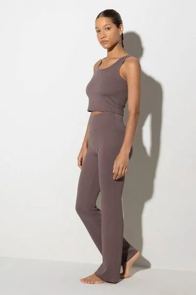 Soulwear Soulwear Yoga Leggings | Rippstruktur | Embraced, Milk`n coffee, – Produktbild 4 von 4