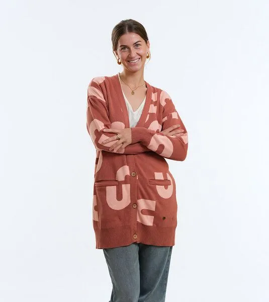 Gary Mash GARY MASH Oversize-Strickjacke Moline aus Biobaumwolle, Tubes (mehrfarbig), – Produktbild 4 von 4