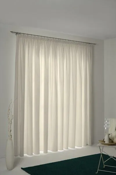 Nature by Adam Nature by Adam Vorhang aus 100% Bio-Baumwolle - Made in Germany - Uni Collection, Naturweiß, – Produktbild 5 von 7