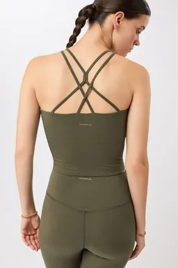mandala MANDALA Damen vegan Top Cross Leaf – Produktbild 1 von 1